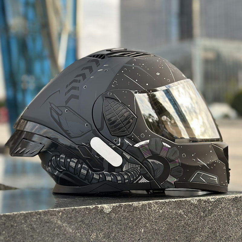 日本SHOEI摩托车头盔揭面盔复古巡航骑行3c夏冬季热天男女士