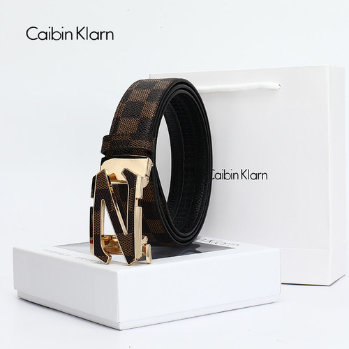 皮带CaibinKlarn真皮男正品百搭