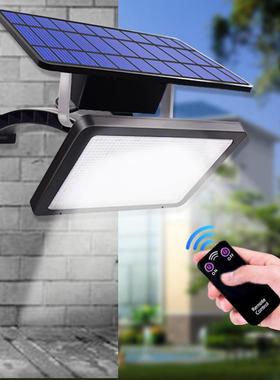 跨境48LED太阳能 景观庭院灯室内外花园升级组合分体安装照明壁灯