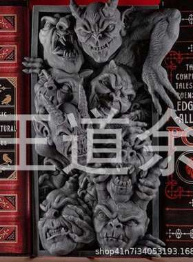 2024跨境新品爆款the Imps - Book Nook树脂雕塑装饰厂家