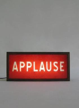 跨境爆款 APPLAUSE创意灯箱展示led灯气氛灯家居广告灯
