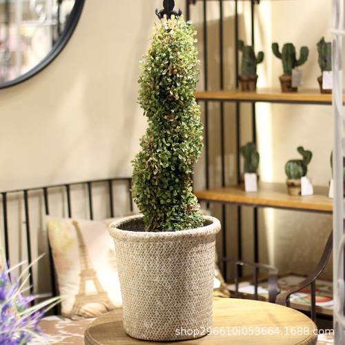 纯手工海草编织花篮仿真花篮绿植篮收纳筐脏衣篓户外摆拍道具