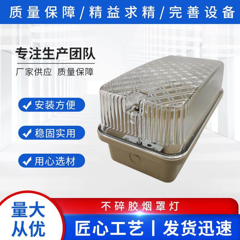 商用排烟罩多用途吸顶灯酒店厨房20W防水防爆防雾油烟机烟罩灯