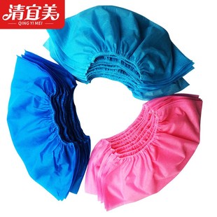 套家用透气防尘防滑耐磨脚套 套超加厚无纺布鞋 550g 一次性鞋