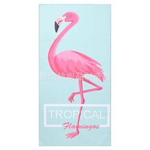 沙滩巾超细纤维运动便携吸汗游泳露营夏款 印花现货双面绒速干浴巾