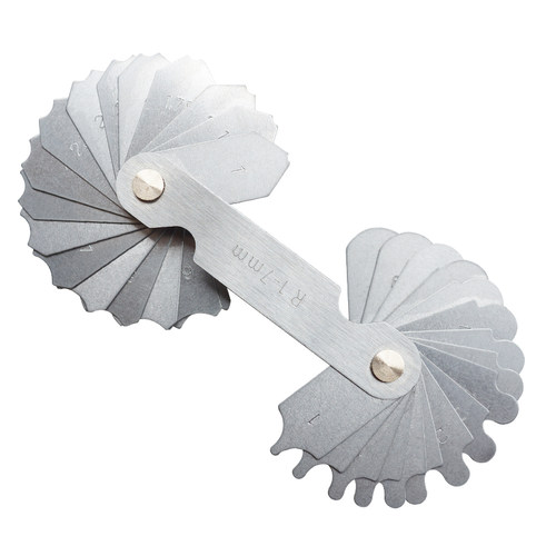 不锈钢半径规/样板R规/弧度规0.3-1.5 R1-7 R7.5-15 R15.5-25 R规