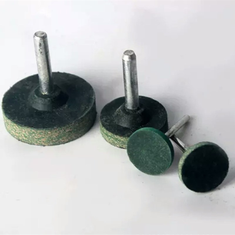 T型刷芝麻打磨头橡皮磨头弹性海绵磨头橡胶砂轮金属打磨抛光除锈
