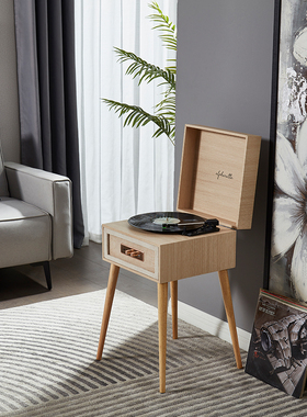 Alpharetta艾法瑞塔黑胶唱片机复古高级唱机蓝牙音响落地LP留声机