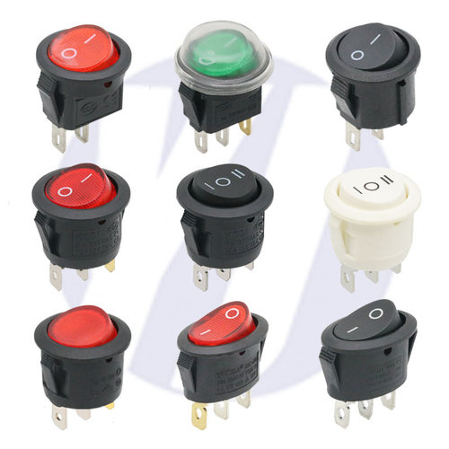 温州一键圆形16MM/21MM船型开关