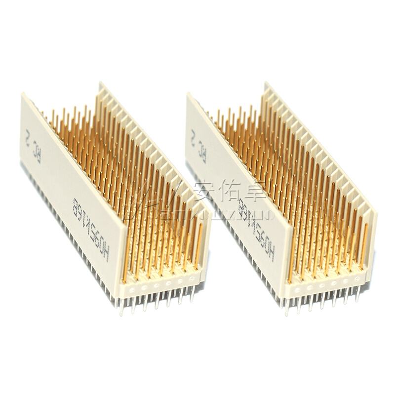 354148 914796背板连接器P2直公座J2弯母座110P带屏蔽CPCI 5*22i.