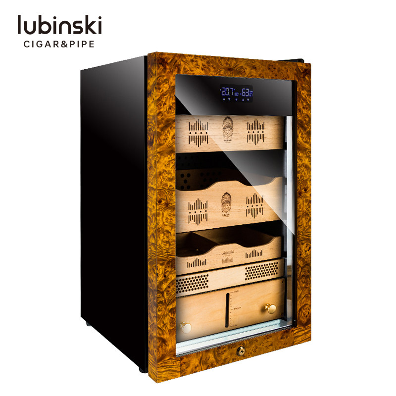 Lubinski鲁宾斯基电子雪茄柜高端恒湿恒湿小型家用保湿醇养存放箱
