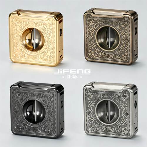 JIFENG四合一多功能雪茄剪钳