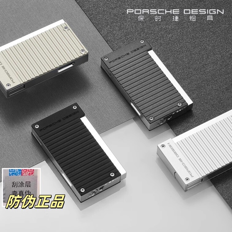 保时捷打火机超薄商务防风直冲金属蓝焰P3647礼物Porsche Design