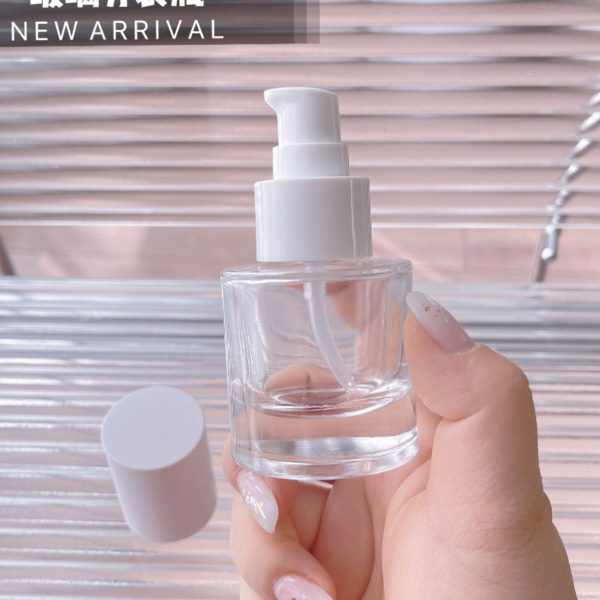 大容量喷瓶玻璃乳液空瓶喷雾滴管精油加厚霜膏分装瓶精华液细雾