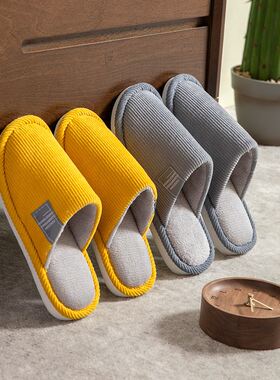 Bedroom Soft Warm Slippers For Women men 拖鞋 winter Lady