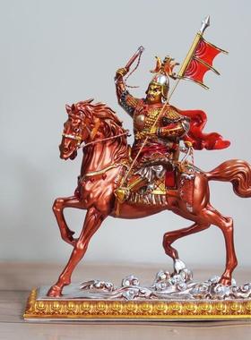 5寸格萨尔王佛像彩绘居家佛台供奉护法佛像藏传佛像摆件