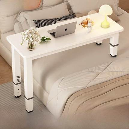 实木床头柜，床，书桌，可移动笔记本电脑，桌子，升降书房，桌子