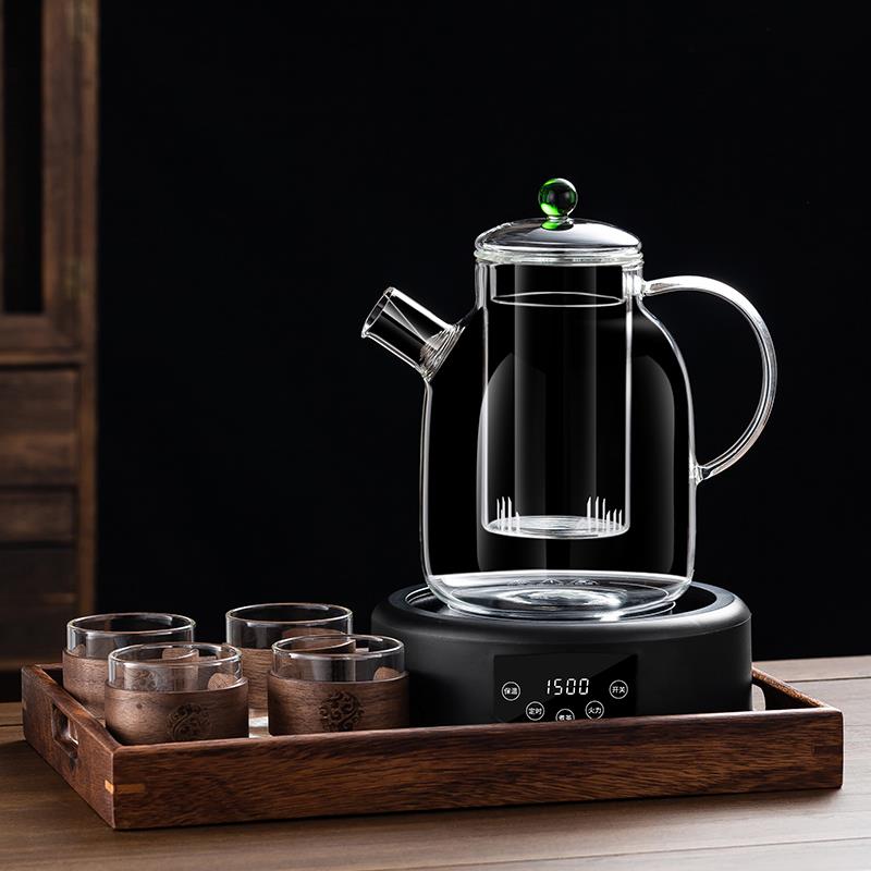 电陶炉煮茶器耐热加厚玻璃烧水壶煮茶具养生泡茶水果花茶壶套装