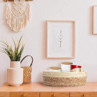 basket woven cosmetic Storage storage table