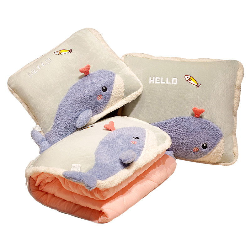 折叠抱枕被子两用女n生可爱办公室空调被车载加厚二合一午睡抱枕,居家布艺,抱枕被,淘宝优惠券,粉丝福利购,淘宝优惠卷