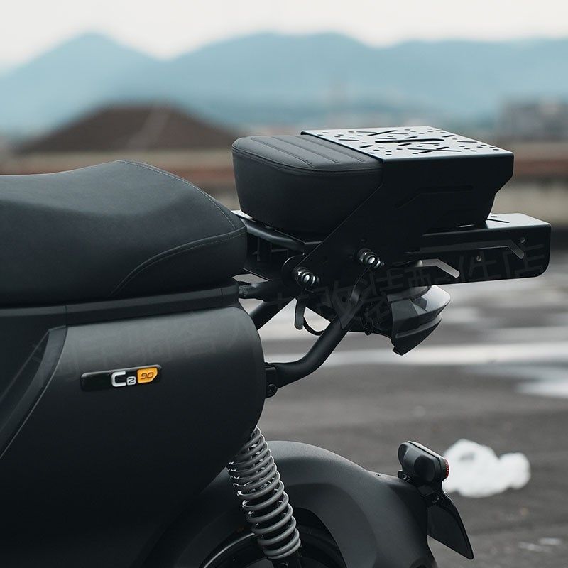 适配九/号CZ90电动车伸缩尾架置物货架加厚坐垫尾箱架Y无损改装件