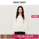 NOISY 保暖舒适百搭 简约纯色女士圆领套头羊毛衫 TEDDY25冬季 新款