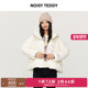 NOISY 纯色女士连帽羽绒服保暖外套 可爱熊时尚 TEDDY25年冬季 新款