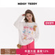 TEDDY26年春季 新款 可爱甜美印花儿童套头长袖 NOISY T恤衫 宽松百搭