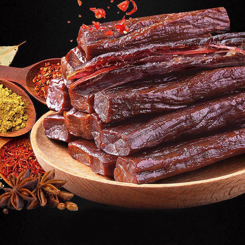 内蒙古特产手撕风干牛肉干250g/袋原味孜然牛肉休闲零食小吃