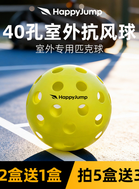 德国嗨跳匹克球球室外内26/40孔专业赛事级一体发光球pickleball