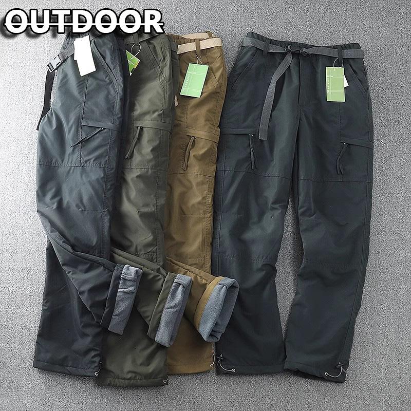 德国正品防风裤秋冬防寒保暖休闲裤防水加绒滑雪裤登山冲锋工装裤