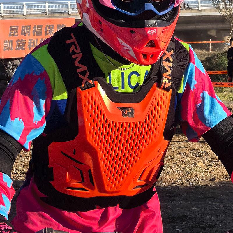 新TR越野摩托车护甲骑行装备骑士护具全甲林道拉力护肋胸甲H6