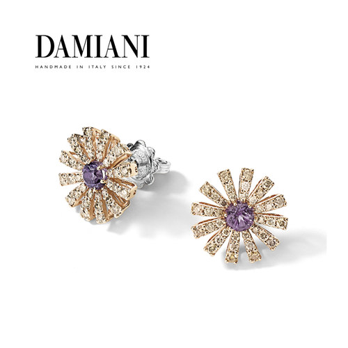 DAMIANI小雏菊耳饰意大利手工