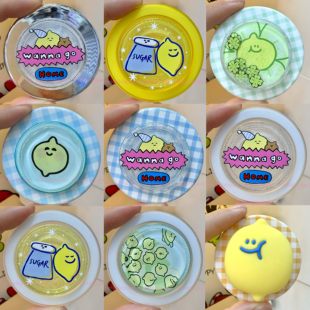 【早安柠檬完美一日泡泡通用】高版本捏捏磁吸啪嗒流沙支架可爱