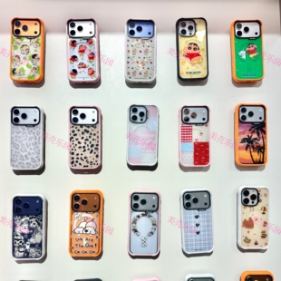 windrises可拆卸手机壳背板纯液态硅胶磁吸适用于苹果17promax随心变换背板6pro快拆背板ins风17air云朵边框