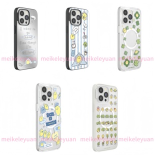 早安柠檬完美一日系列泡泡通用磁吸手机壳适用于苹果16promax透明iphone15/14可爱卡通韩式清新治愈水果啪嗒