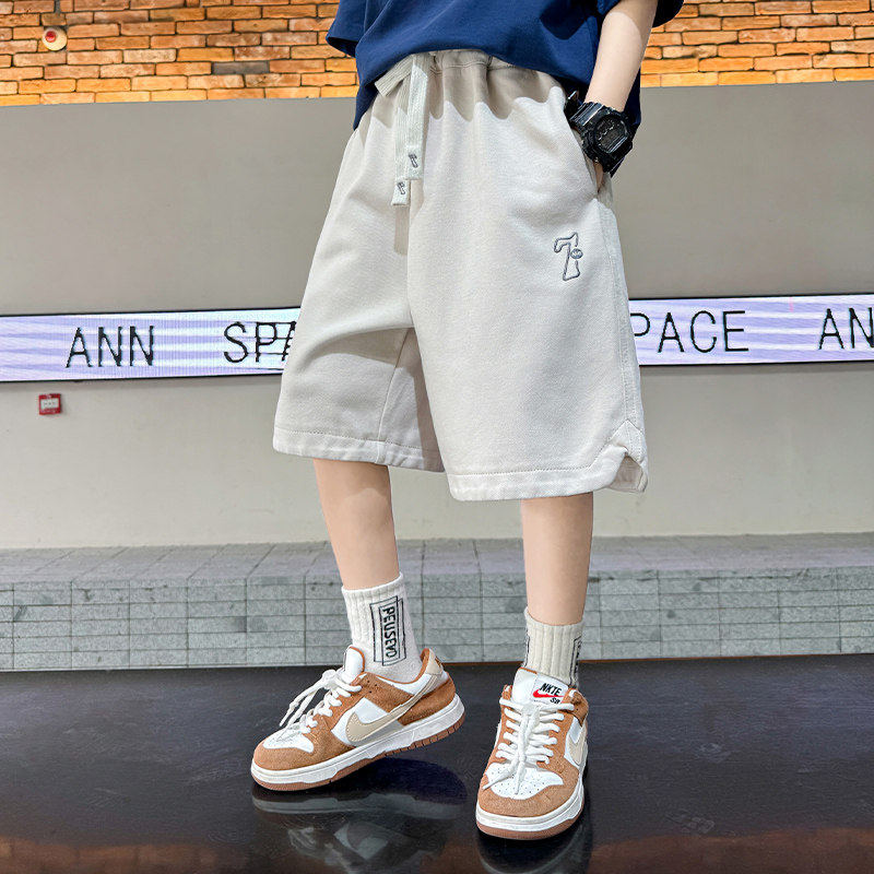 左西风云儿童装男童夏季短裤裤子2026新款中裤夏款运动裤中大童薄