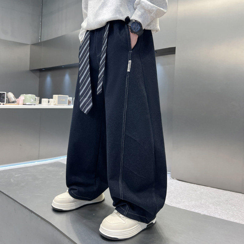 左西风云儿童套装男童春秋款牛仔裤子2026新款春装中大童男孩休闲