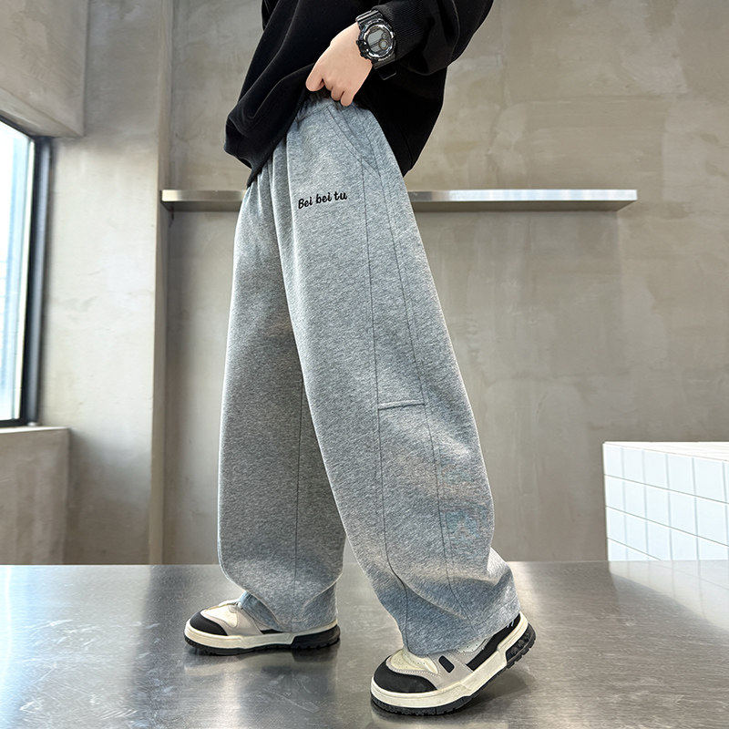 左西风云儿童套装男童春秋款裤子2026新款春装春季卫裤运动中大童