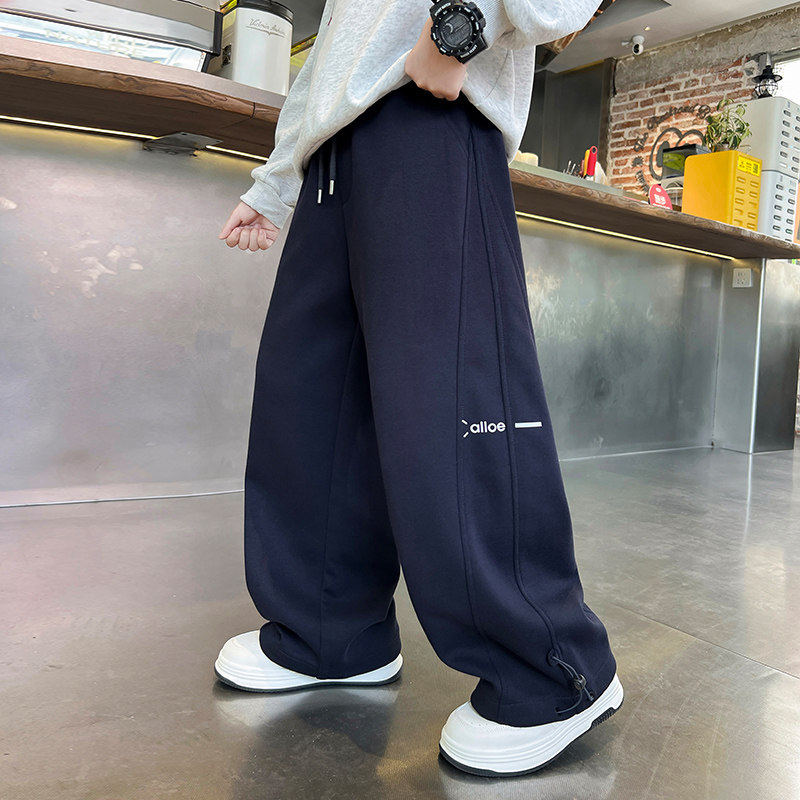 左西风云儿童套装男童春秋款裤子2026新款春装中大童卫裤运动男孩