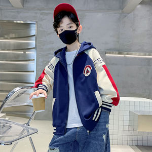 左西风云儿童装男童秋装外套棒球服春秋款2026新款男孩秋季中大童