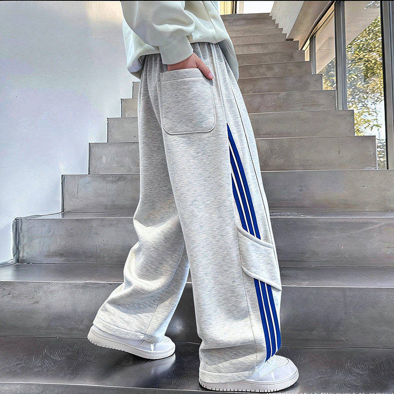 左西风云儿童装男童春秋款裤子2026新款春装卫裤中大童男孩运动春