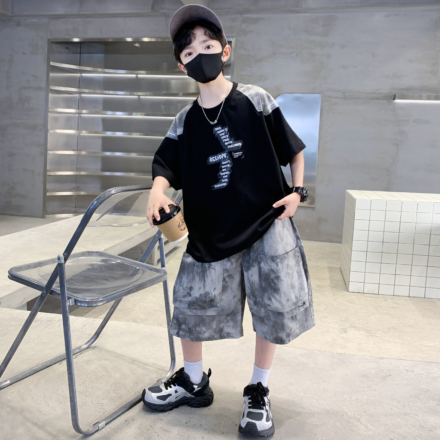 左西官方旗舰店童装男童夏装套装2026新款夏季薄款短袖男孩夏款运