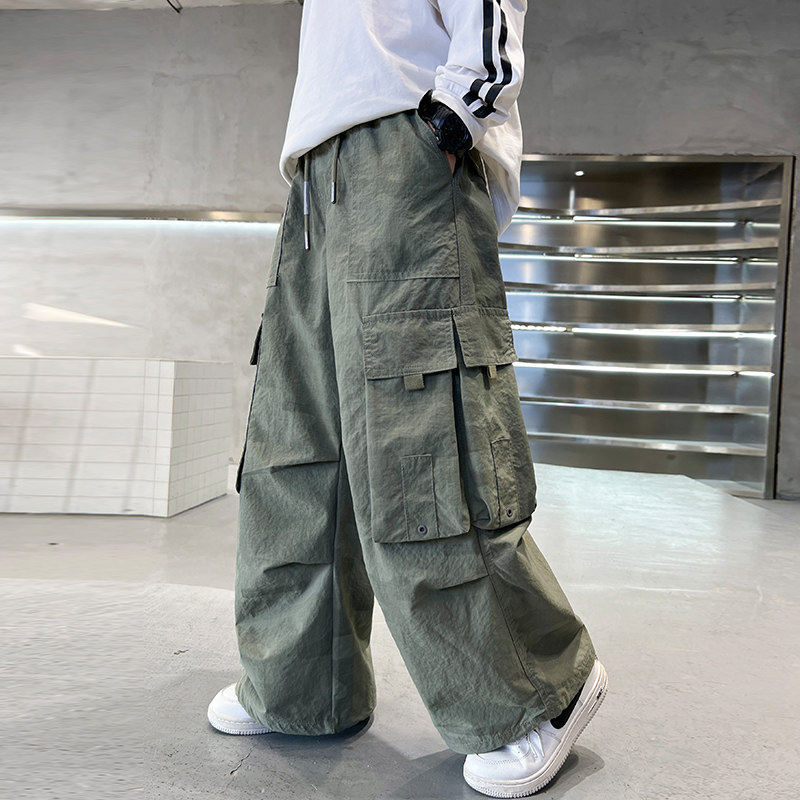 左西风云儿童套装男童春秋款工装裤子2026新款休闲春季春装男孩中