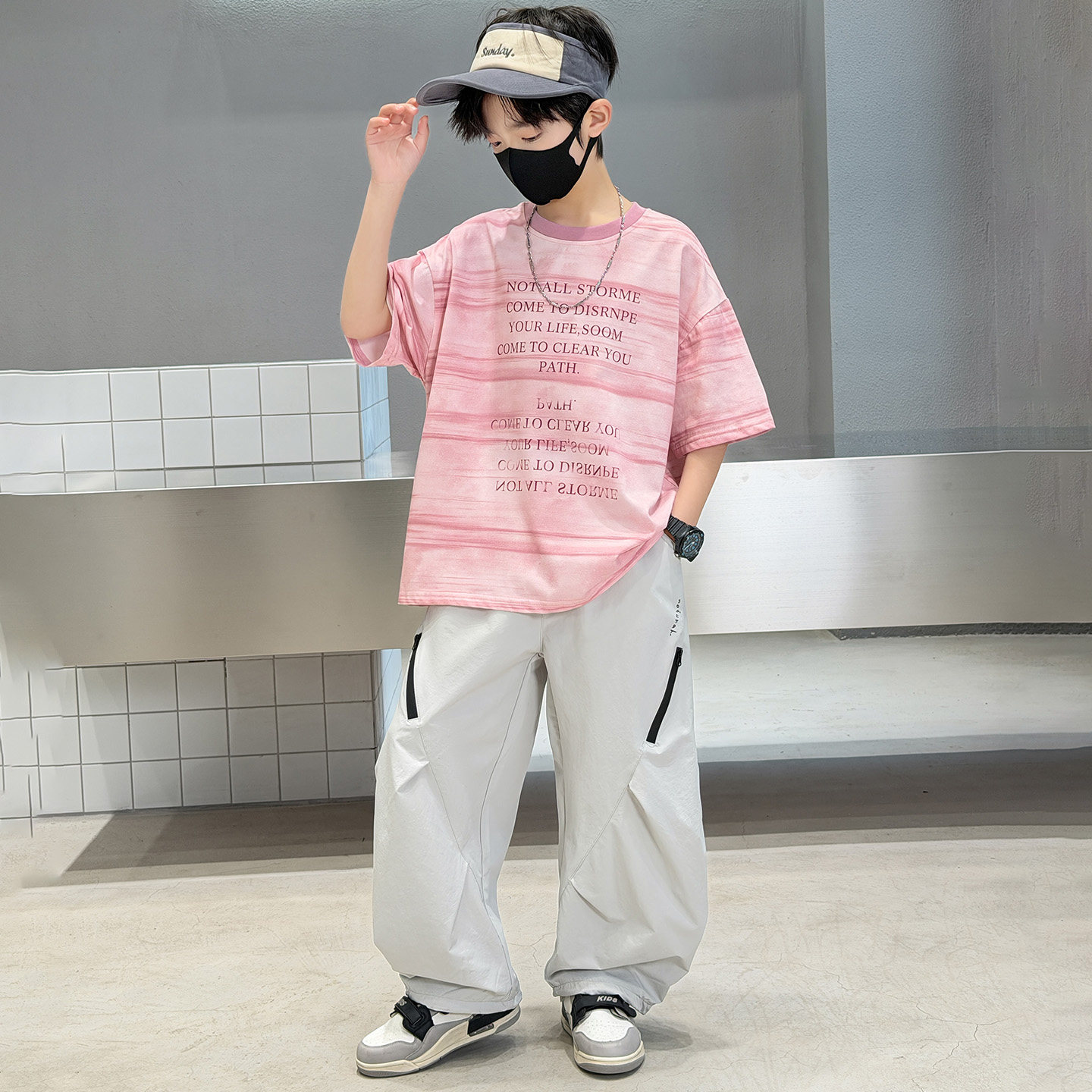左西官方旗舰店童装男童夏装套装2026新款夏季薄款男孩短袖夏款运