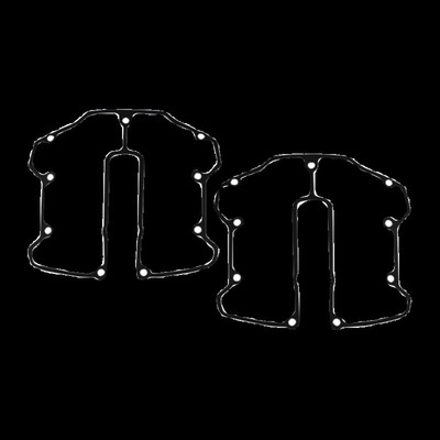 Genuine哈雷M8发动机垫片路王滑翔街I霸路威ST改装离合边盖密封圈