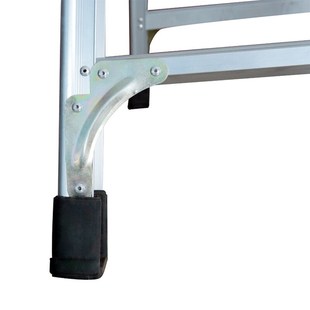 兴航发铝合金宽邦人字梯4M含顶11步加宽加厚加固人字X梯工程梯室