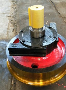 厂家报价双边车轮700190双轮缘大车驱动轮 铸钢R55#坚固耐用车