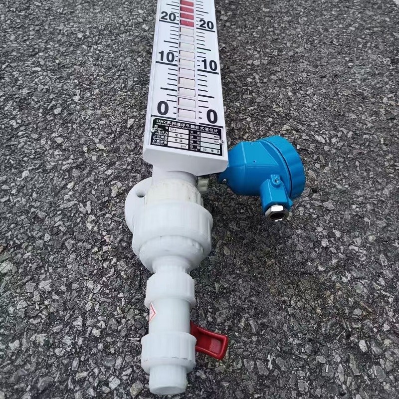 磁翻板液位计f磁敏双色磁耦合水位计锅炉油位水箱塑料PP磁性带远