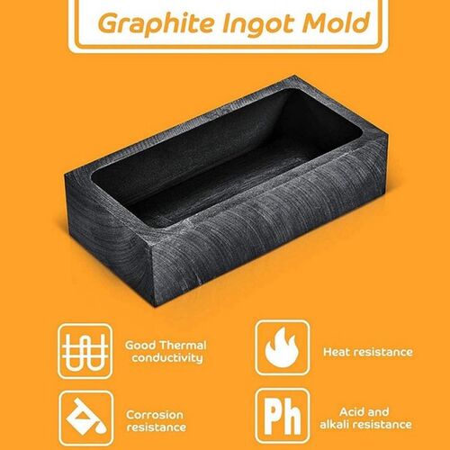 4 Piece 1 KG Graphite Iungot Mould Casting Ingot Crucible Mo